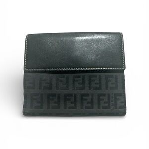 Fendi Zucchino Bifold Wallet EUC